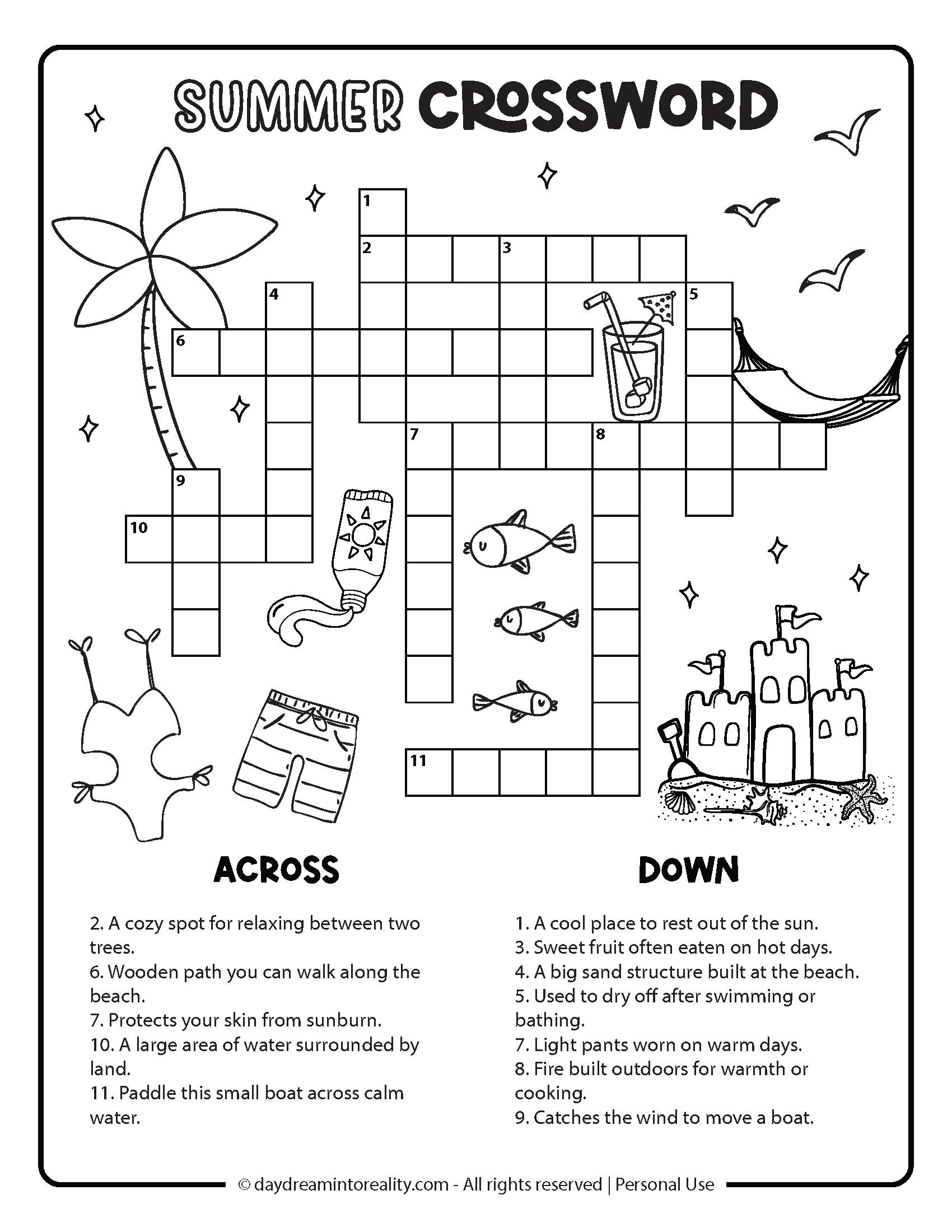 Easy Crossword Printable Elementary Easy Crossword Printable Elementary