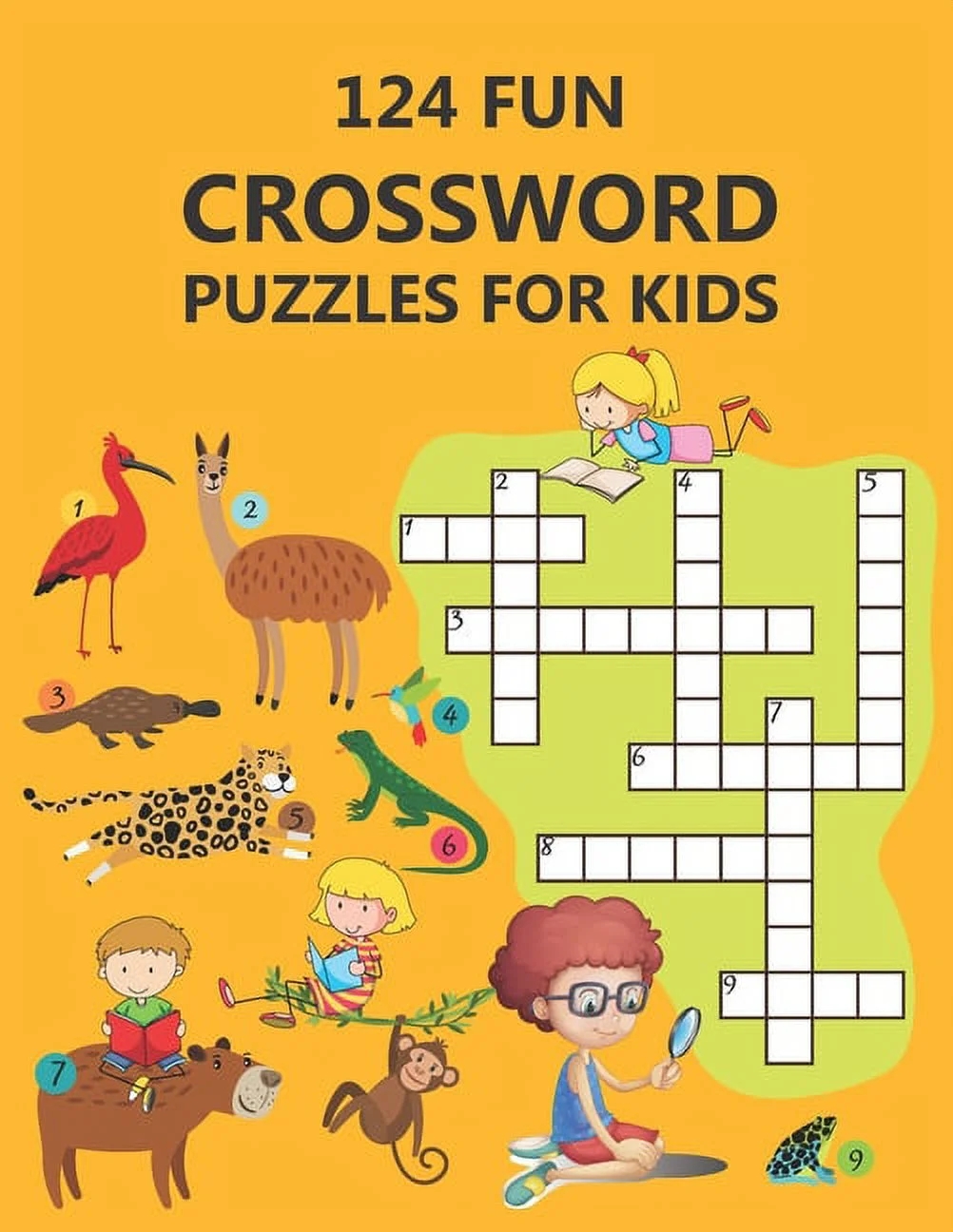 101 Fun Crossword Puzzles For Kids Paperback Walmart