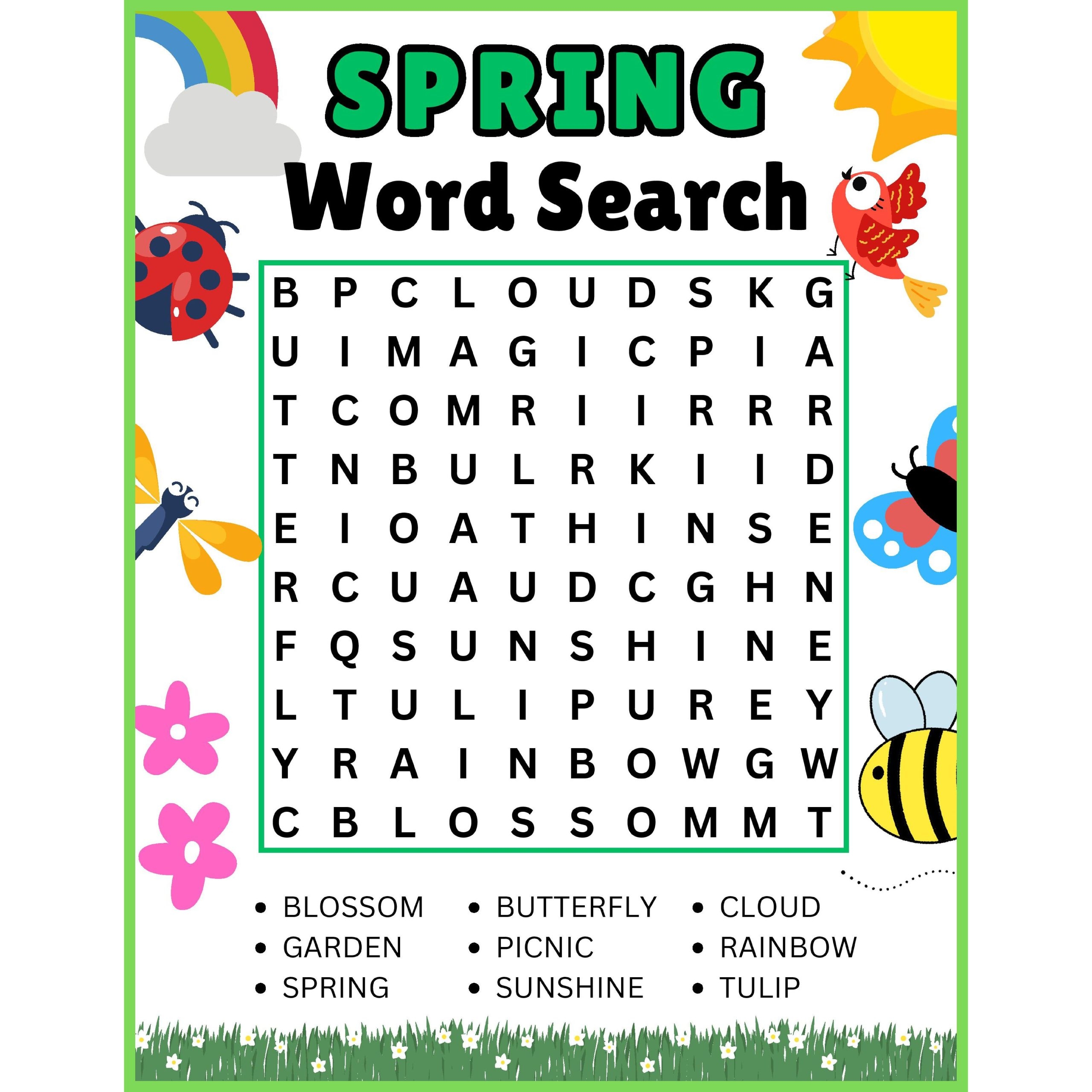 Second Grade Crossword Search Printable Second Grade Crossword Search Printable
