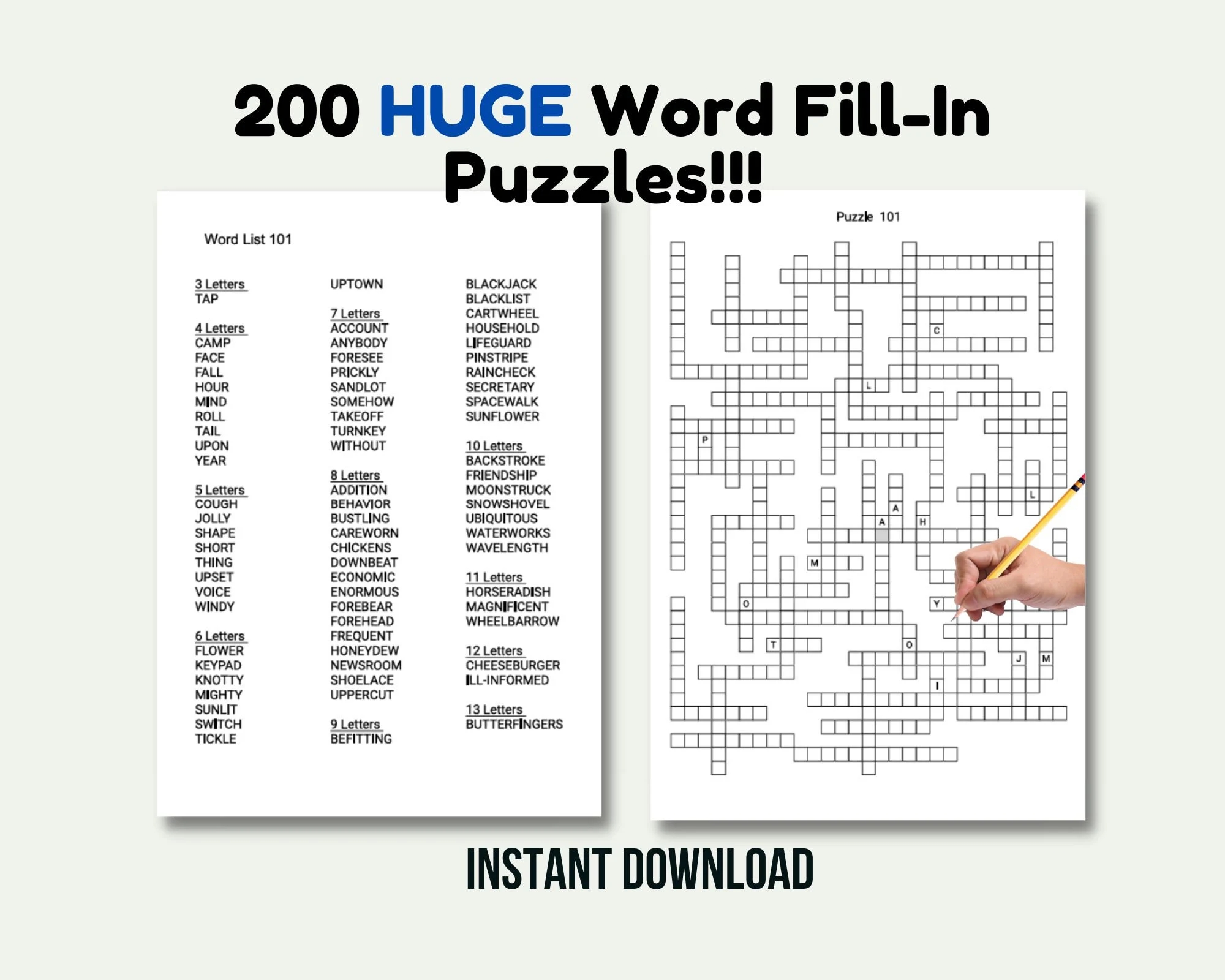200 HUGE Printable Word Fill In Puzzle Pages For Adults Large Print Easy To Read Fill In Word Crossword Puzzles Instant Digital Download Etsy 200 HUGE Printable Word Fill In Puzzle Pages For Adults Large Print Easy To Read Fill In Word Crossword Puzzles Instant Digital Download Etsy