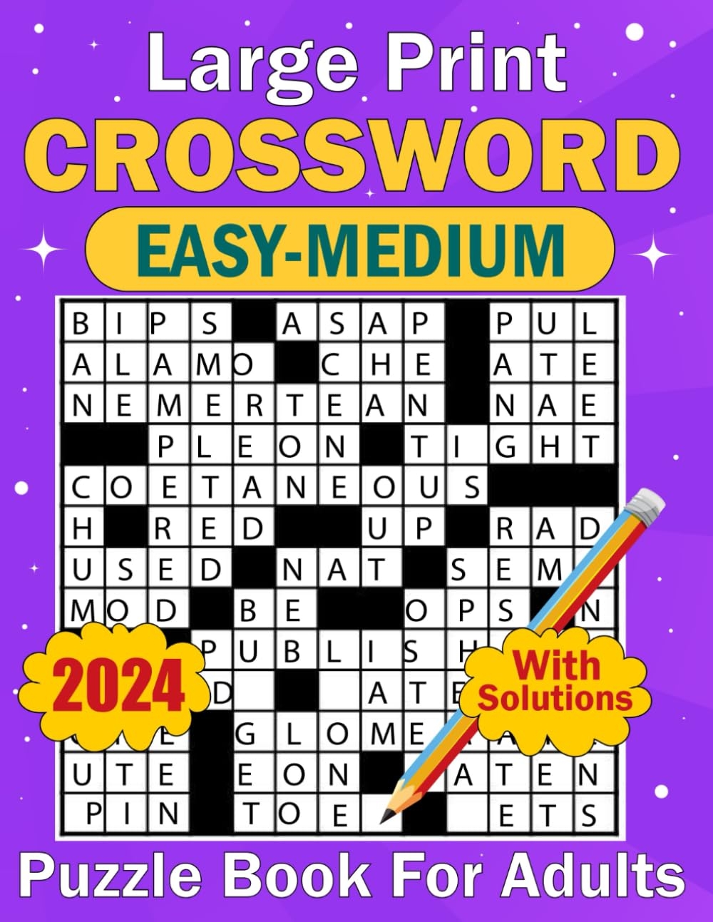 2024 Large Print Crossword Easy Medium Puzzle Book For Adults Books Of Simple To Medium Crossword Puzzles For Your Mental Training With Answers Don JP Regis 9798869760951 Amazon Books