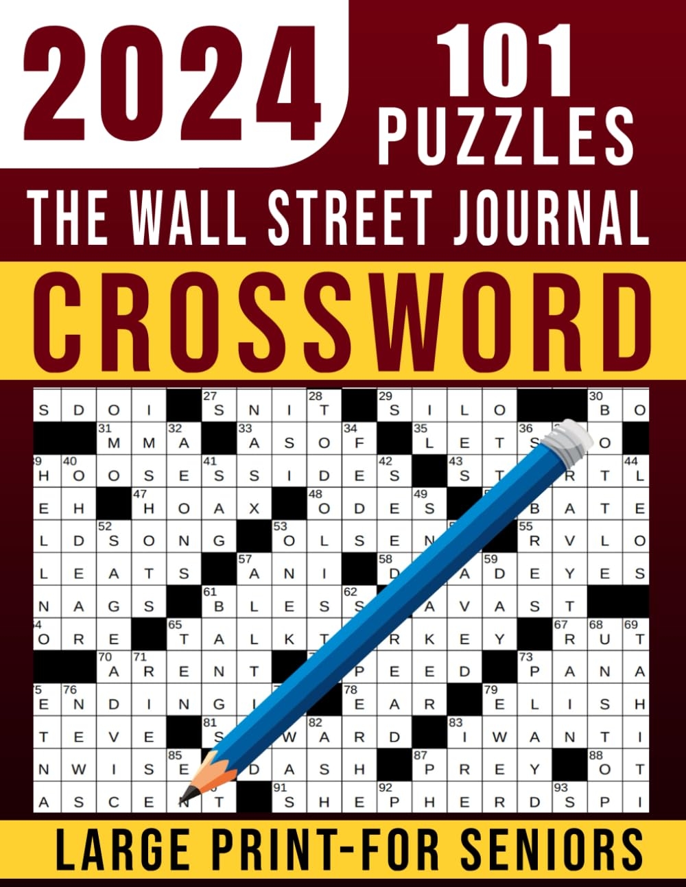 2024 The Wall Street Journal Crossword Puzzles For Seniors Large Print 101 Easy To Medium Puzzles Book With Solutions Publisher Hilbert Vandervort 9798883449801 Amazon Books 2024 The Wall Street Journal Crossword Puzzles For Seniors Large Print 101 Easy To Medium Puzzles Book With Solutions Publisher Hilbert Vandervort 9798883449801 Amazon Books