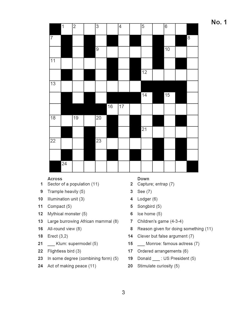 Crossword Puzzles Printable For Teenagers Crossword Puzzles Printable For Teenagers