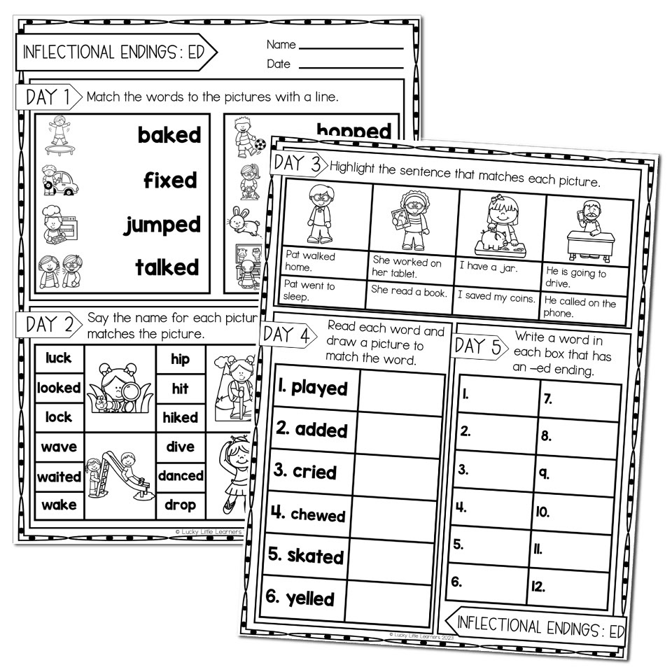 Inflectual Ending Crossword Printable