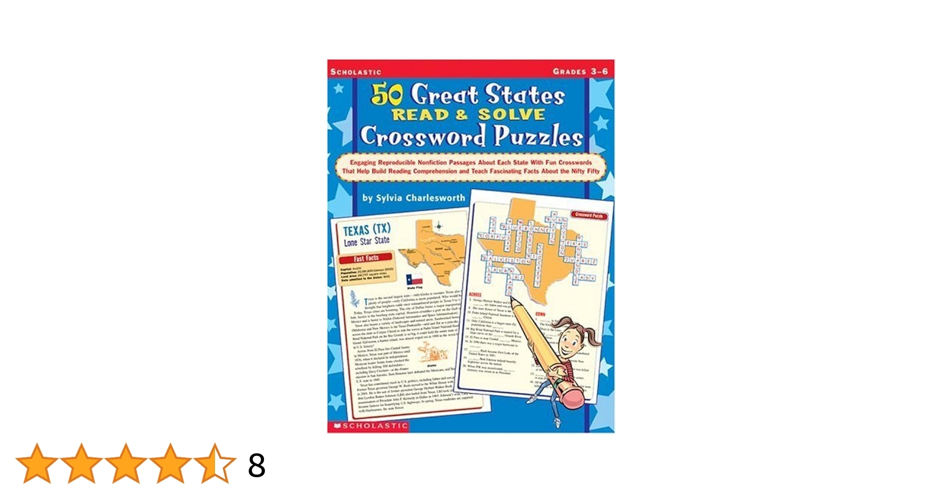 50 Great States Read Solve Crossword Puzzles Engaging Reproducible Nonfiction Passages About Each State With Fun Crosswords That Help Build Reading Comprehension And Teach Fascinating Facts About Charlesworth Sylvia 9780439297073 Amazon 