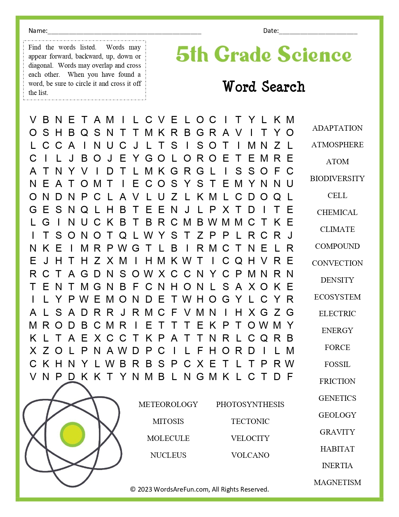 Science Crossword Puzzles Printable Free Science Crossword Puzzles Printable Free