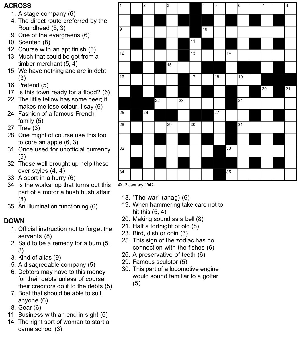 Gaming Crossword Printable
