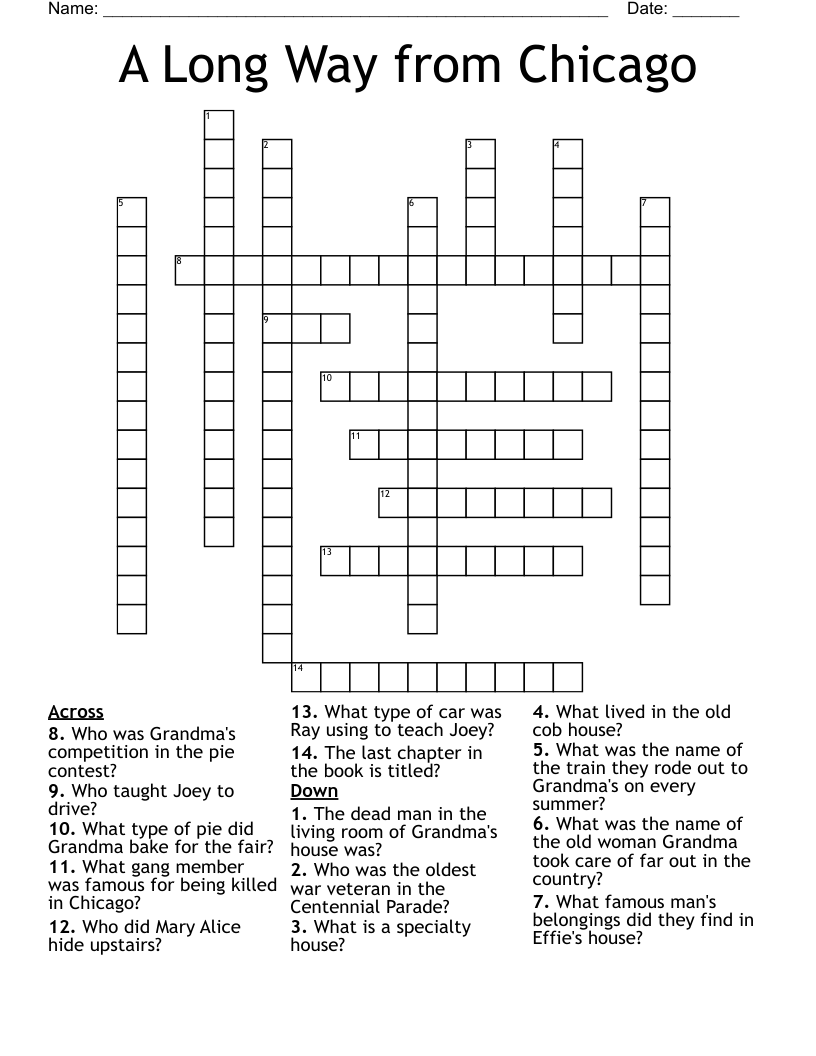 Chicago Sun Times Printable Crossword Puzzles
