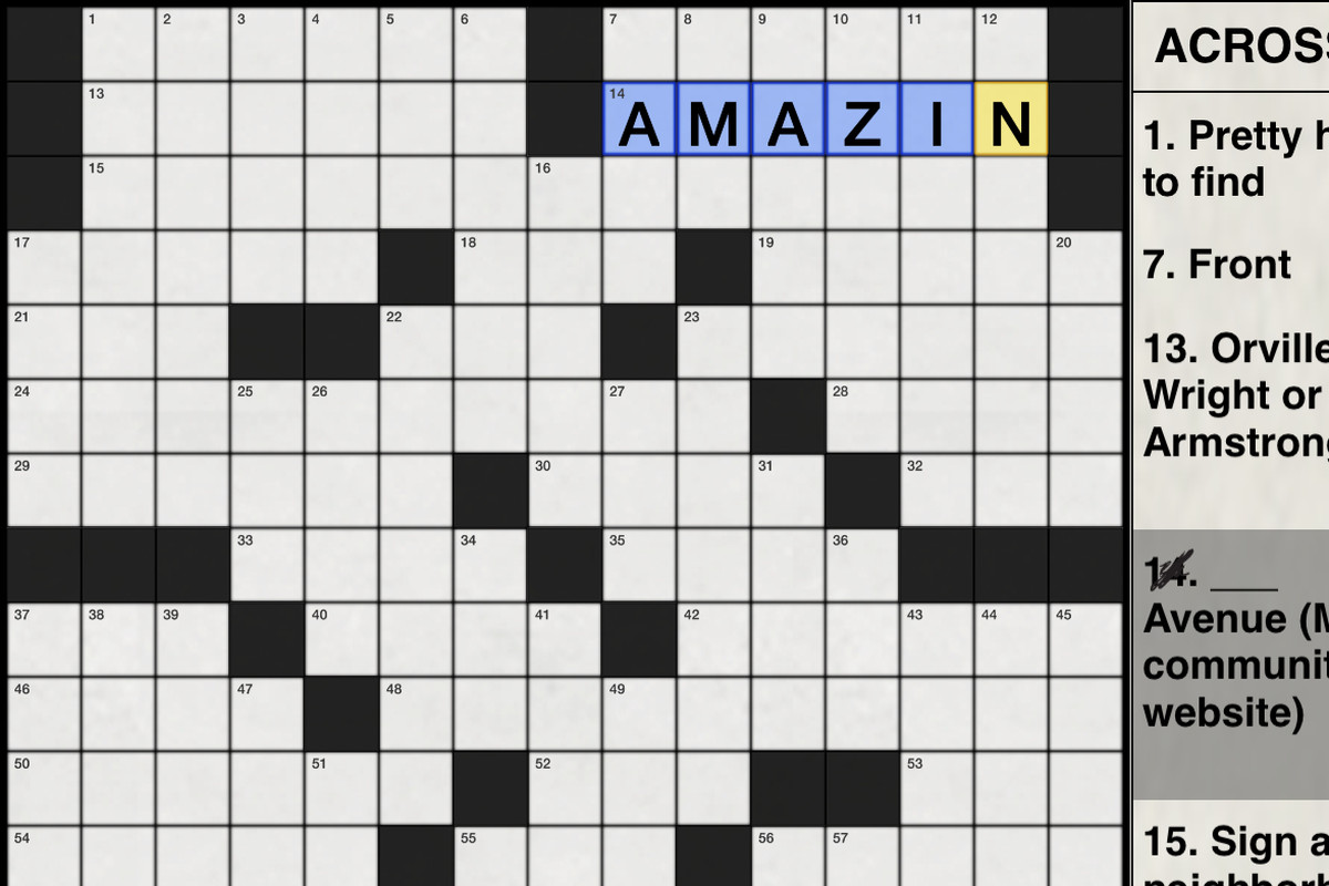 Amazin Avenue Is A Clue In Thursday s New York Times Crossword Amazin Avenue