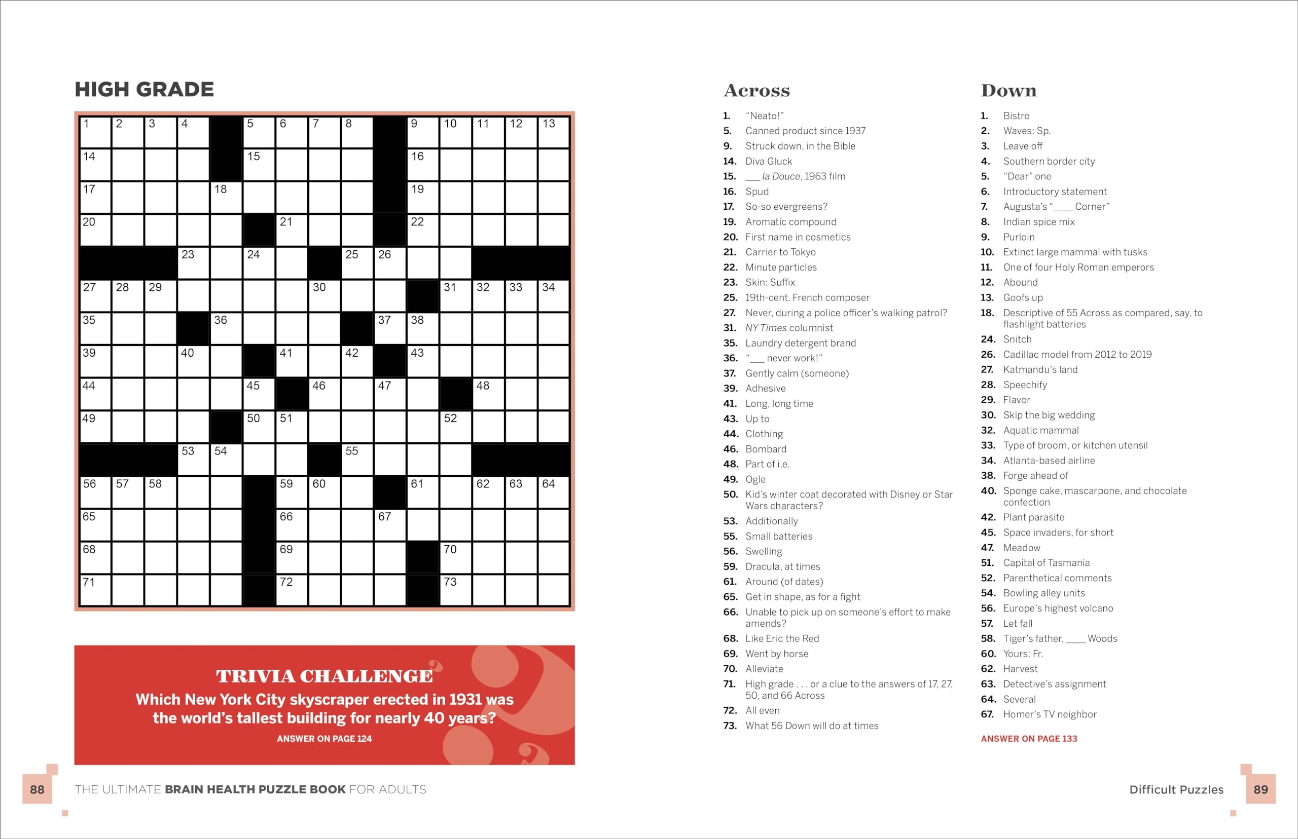 La Ties Printable Crossword