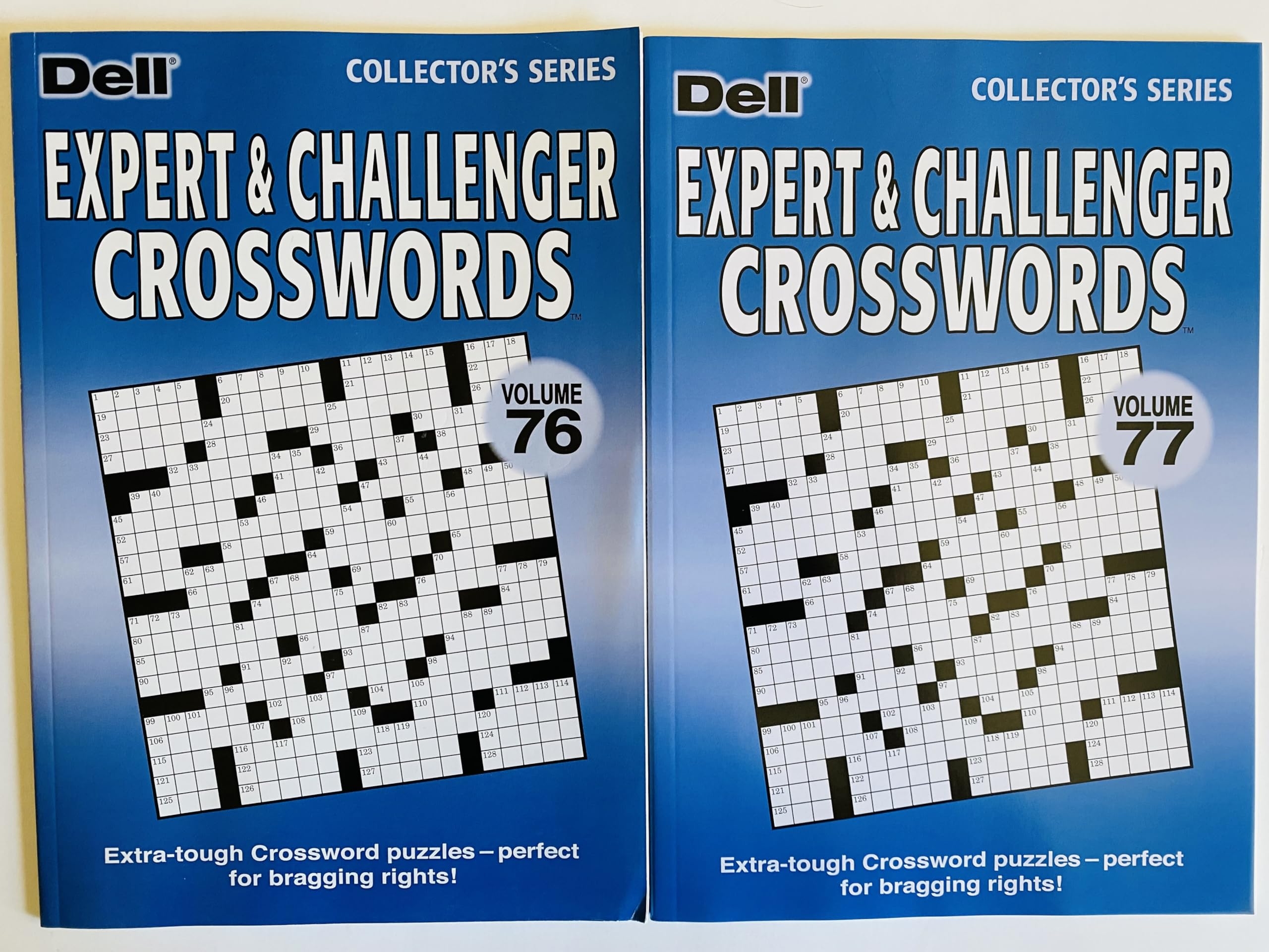 Amazon Expert And Challenger Crossword Puzzles From The Dell Collector s Puzzle Series Penny Press Issues 76 And 77 Toys Games