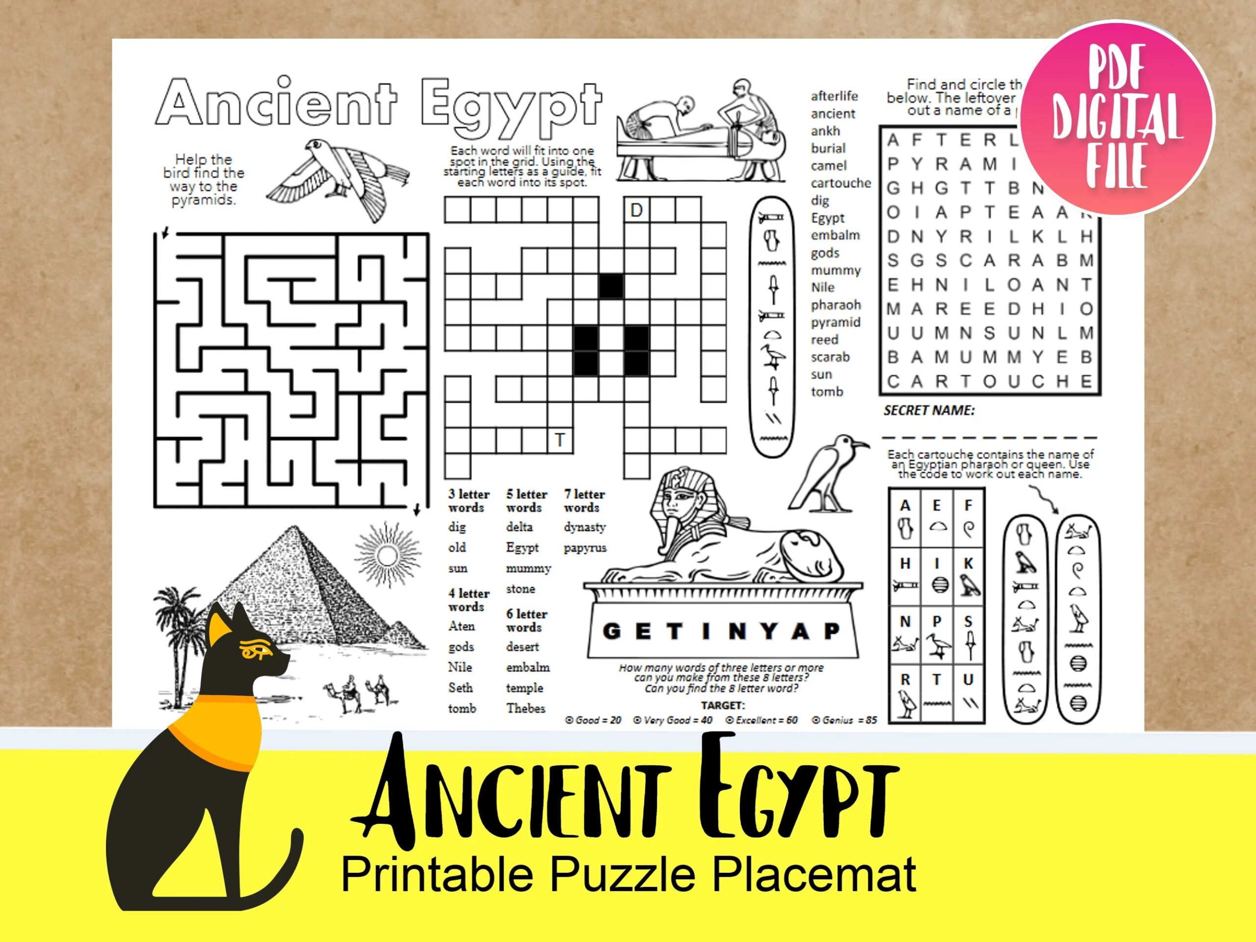 Ancient Civilizations Crossword Puzzles Printable