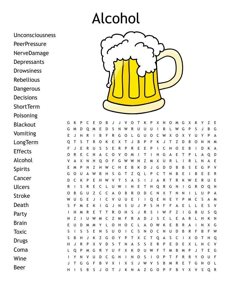 Adult Printable Crossword Puzzle For Aphasia