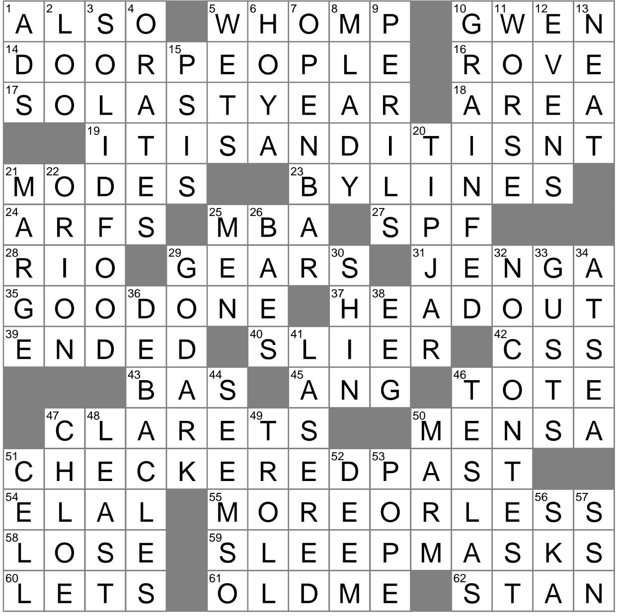 Asics Black Friday Events Crossword Puzzle Printable Top