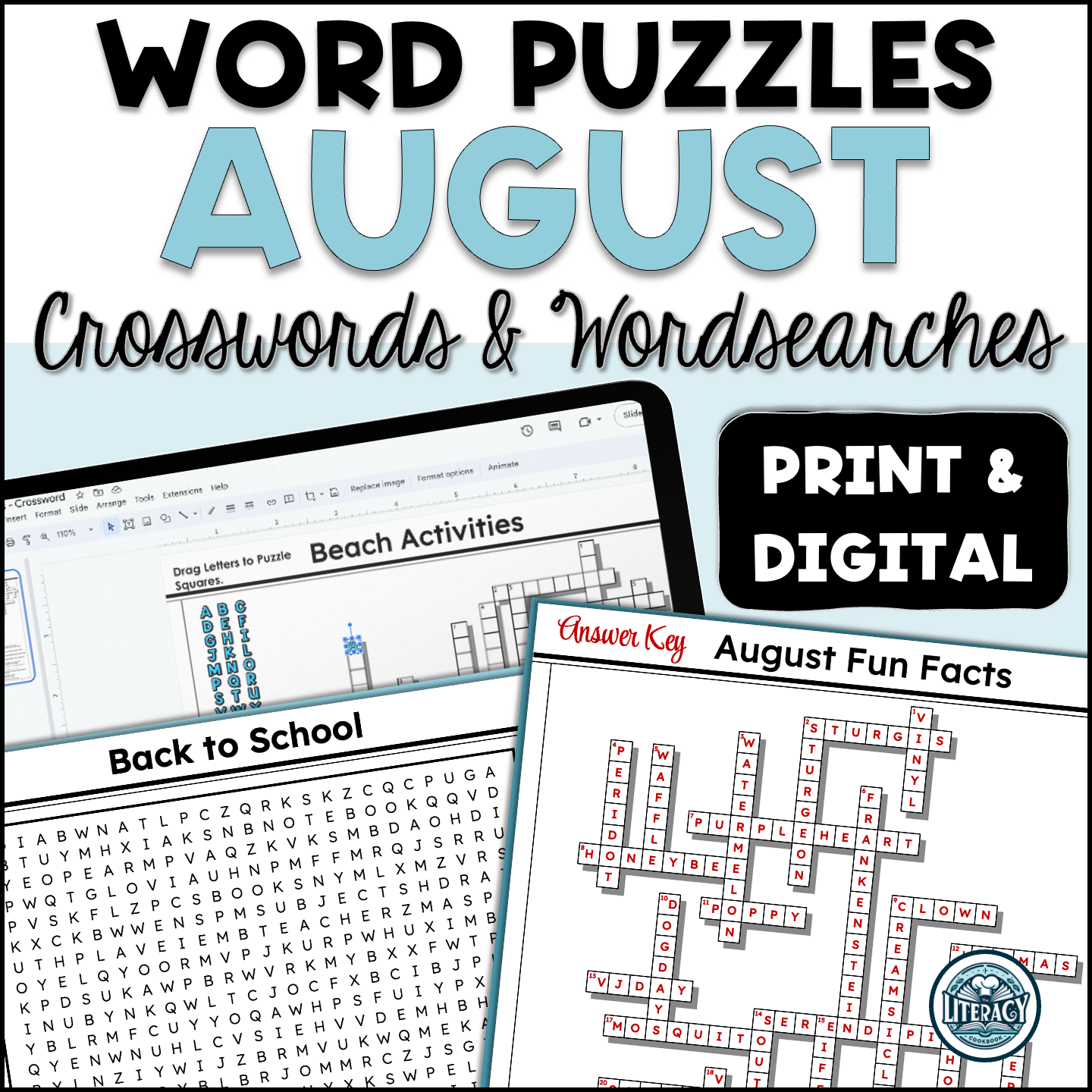 August Crossword Puzzles Word Search Middle High School Print Digital Resources Made By Teachers August Crossword Puzzles Word Search Middle High School Print Digital Resources Made By Teachers
