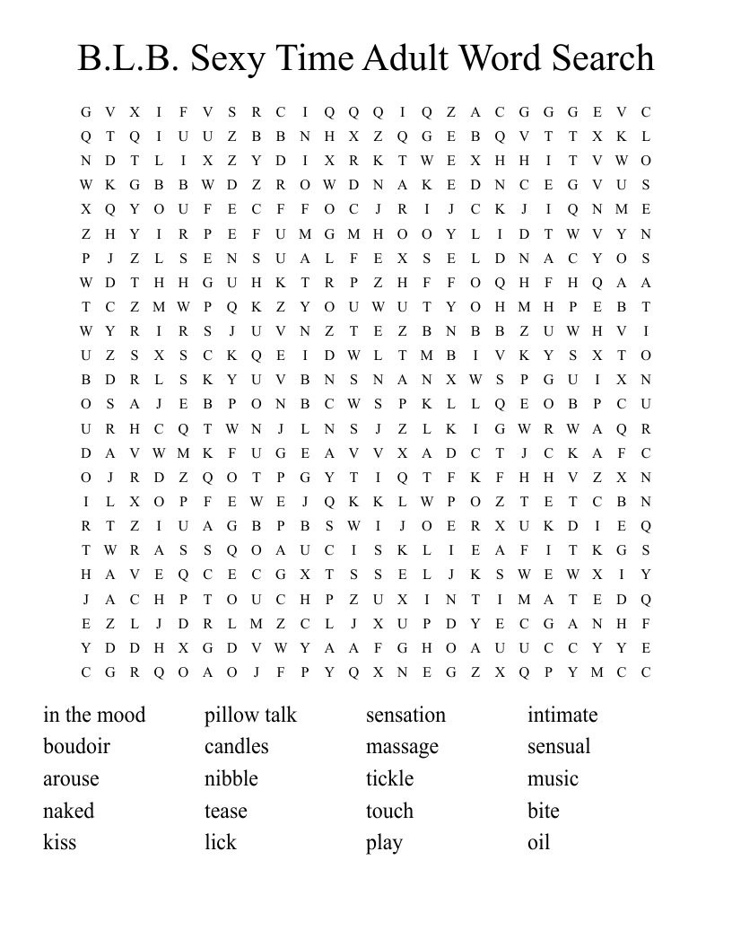 Dirty Crossword Puzzle Printable Dirty Crossword Puzzle Printable