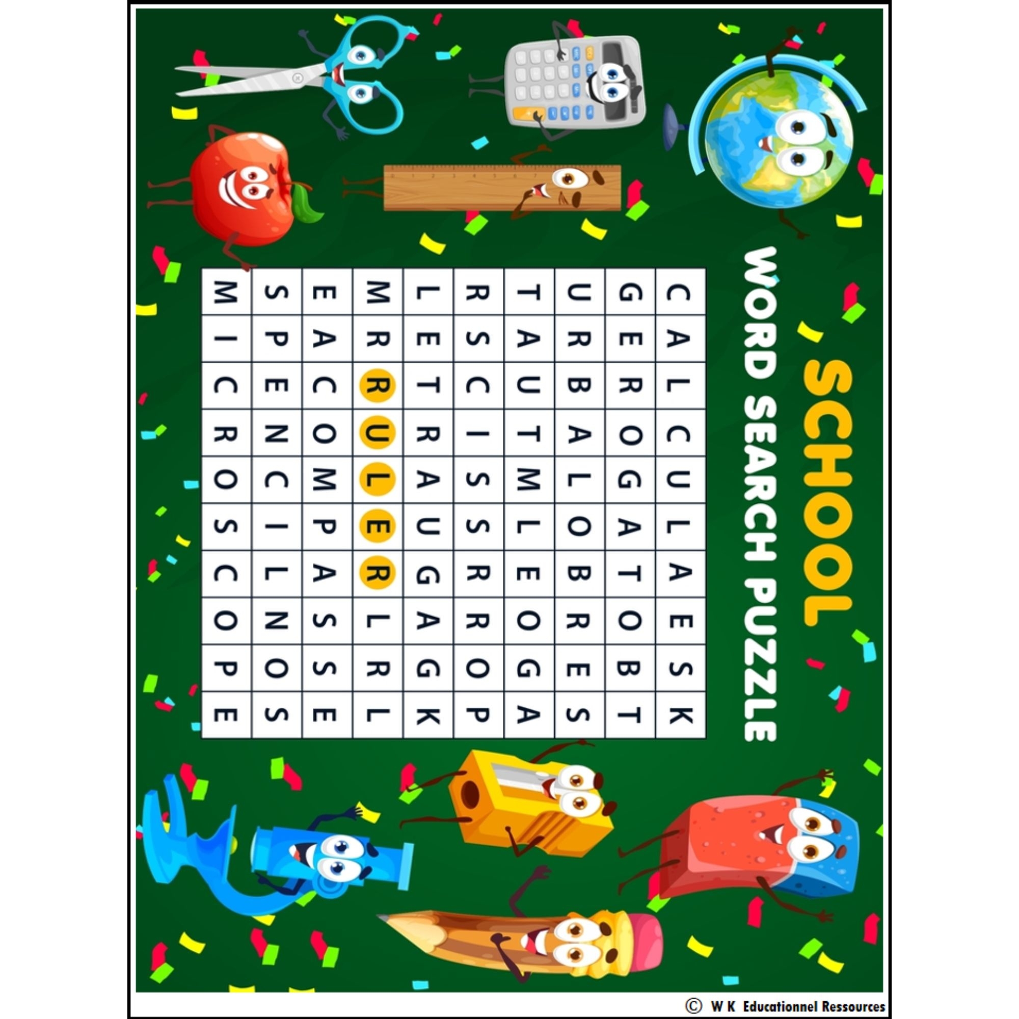 Back To School Game Crossword Word Search Maze Sudoku Activities Printable Made By Teachers