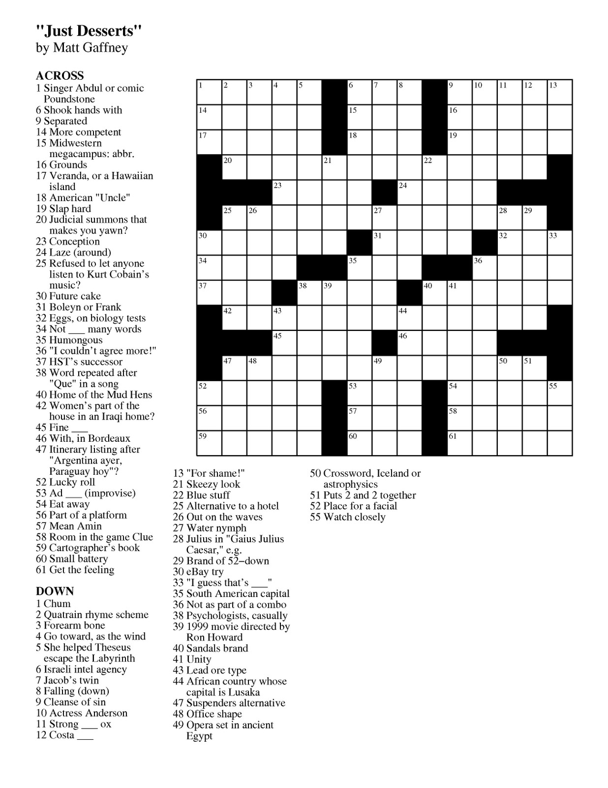 Best Crosswords Newspapers Advantagemoli