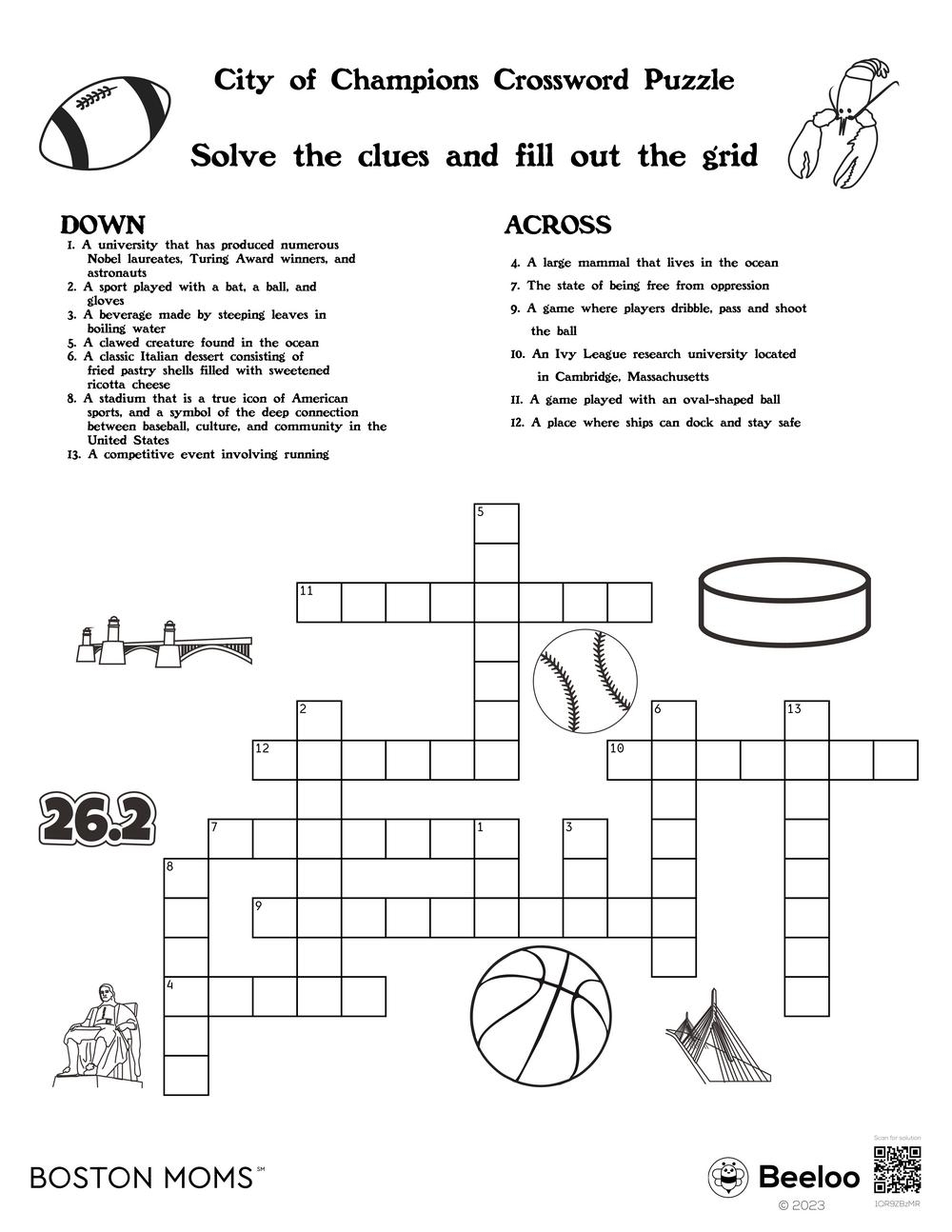 Trivia Crossword Puzzles Printable