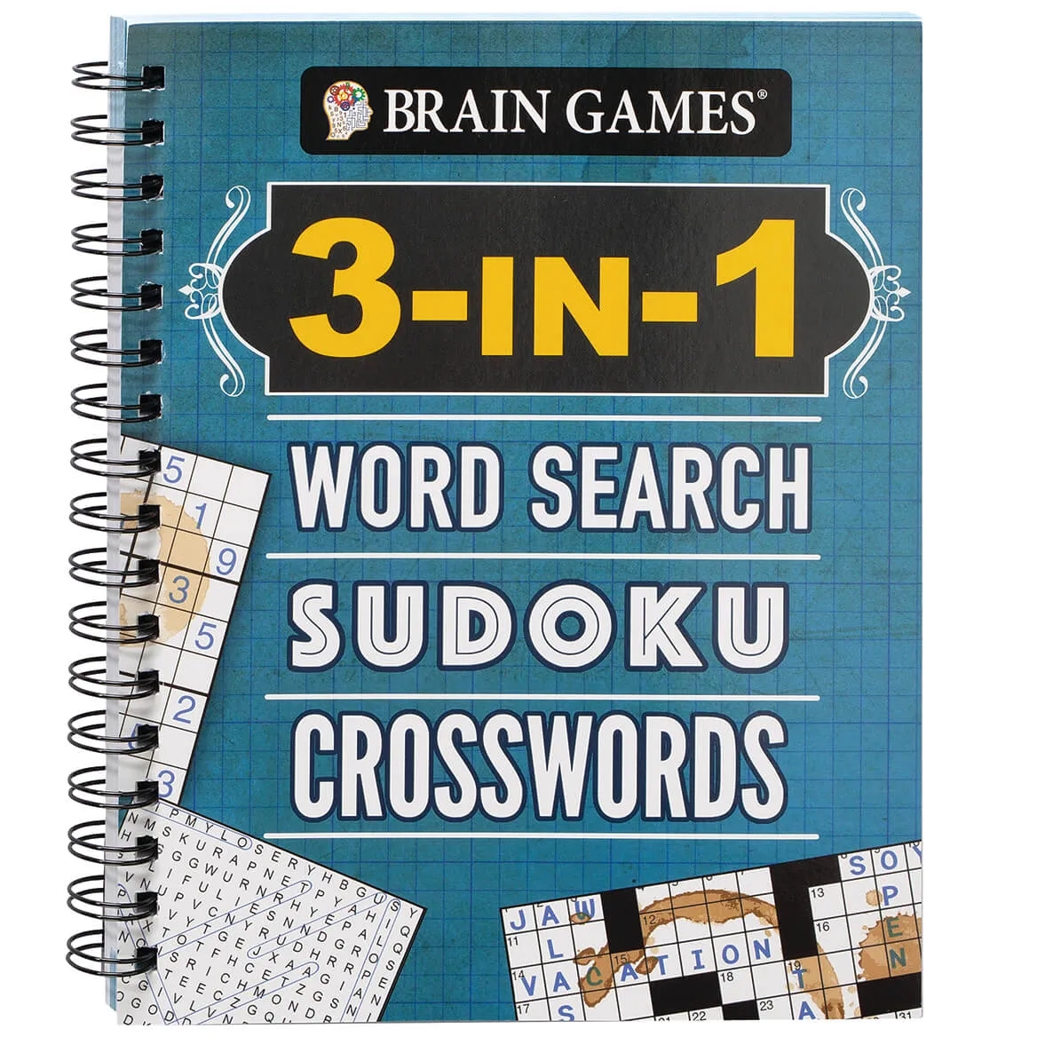 Brain Games 3 in 1 Word Search Sudoku Crosswords Book Miles Kimball Brain Games 3 in 1 Word Search Sudoku Crosswords Book Miles Kimball
