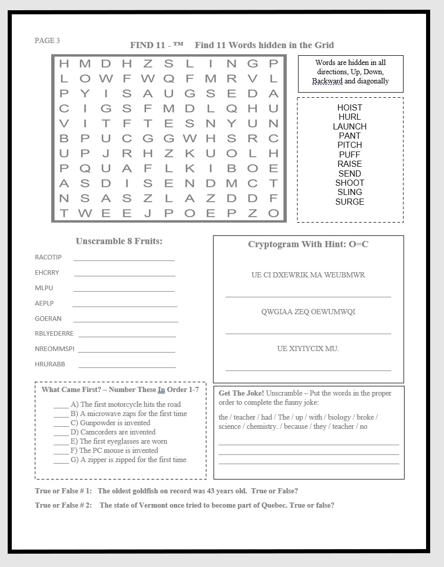 Printable Universal Crossword Timothy E Parker