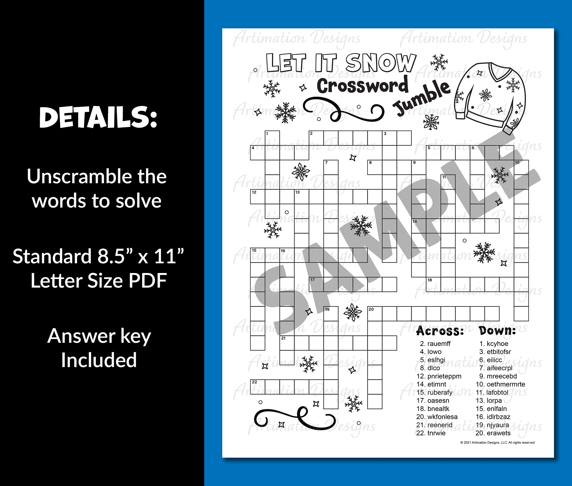 BUNDLE Winter Word Games Word Search Word Scramble Crossword Puzzle Coloring Activity Made By Teachers BUNDLE Winter Word Games Word Search Word Scramble Crossword Puzzle Coloring Activity Made By Teachers