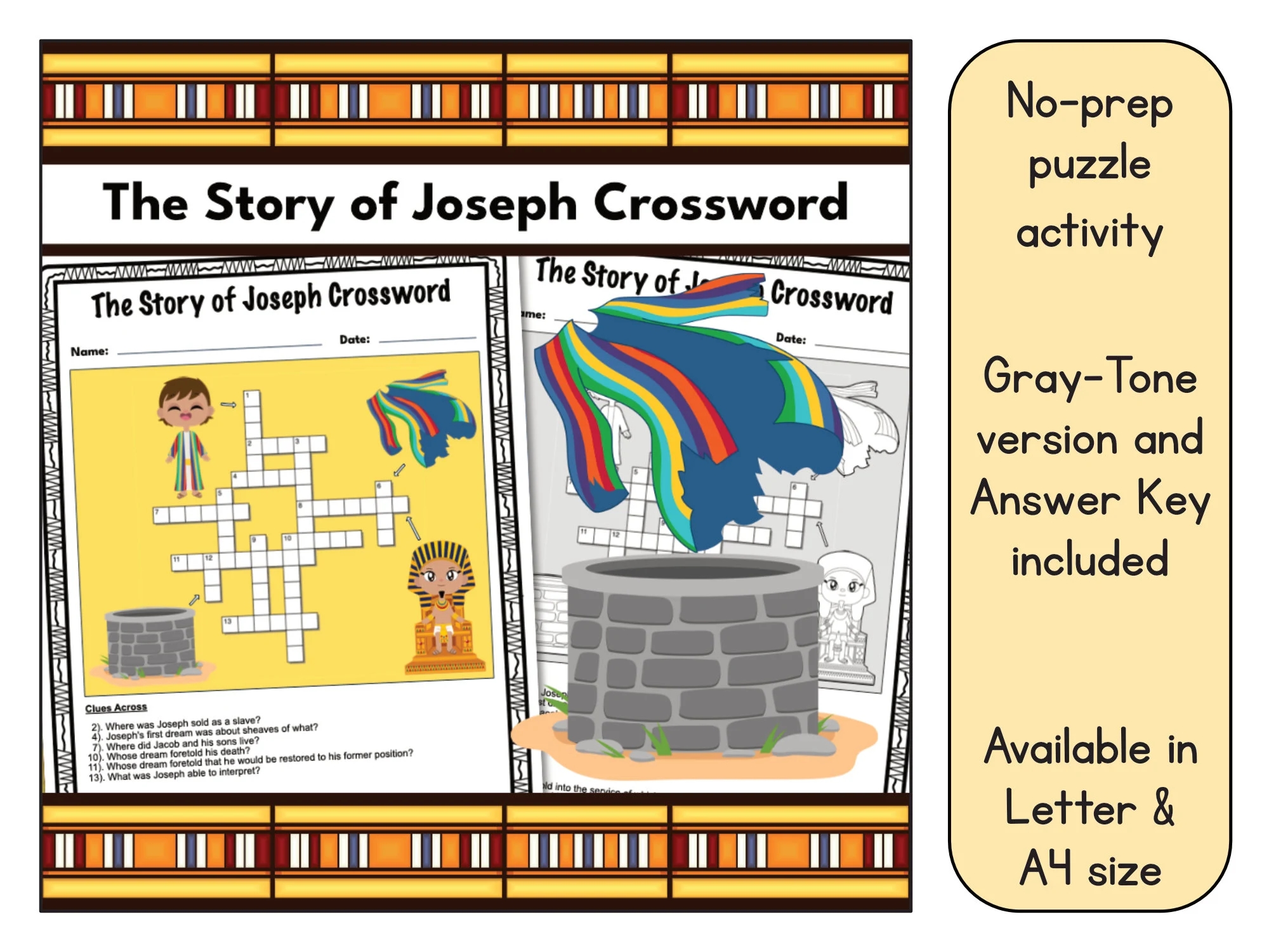 Buy Joseph Puzzle Online In India Etsy India