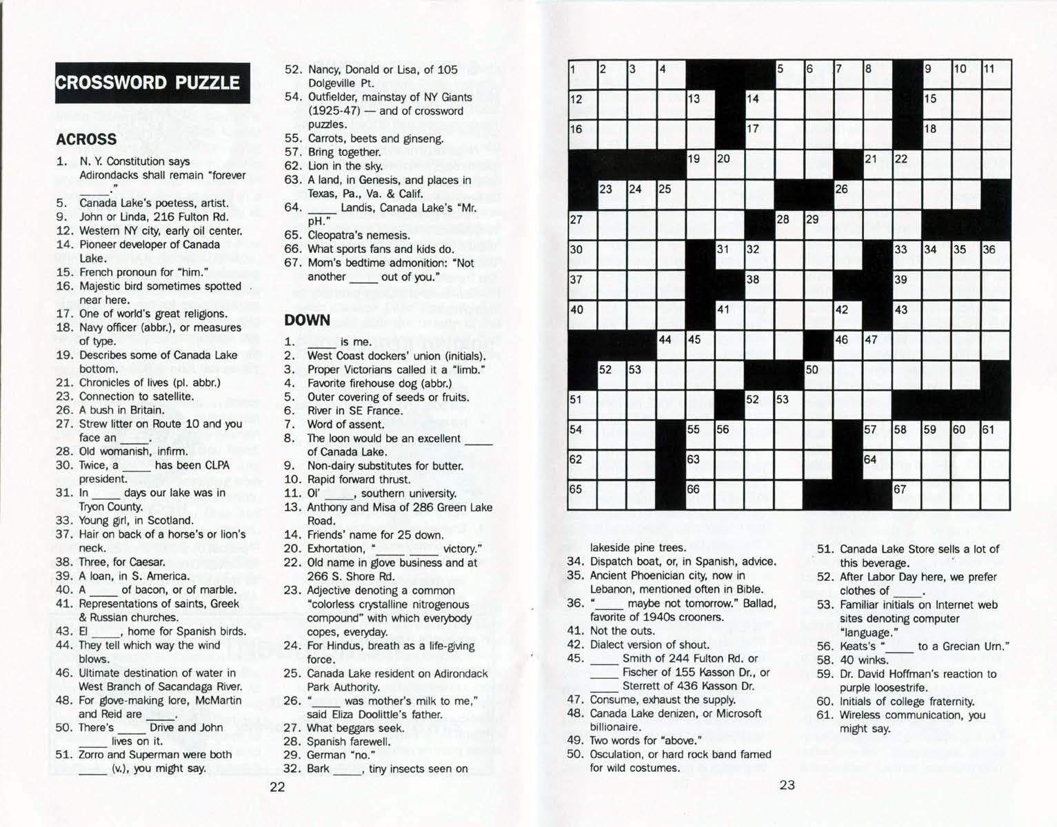 Canada Lake Puzzles Canadalakesconservation