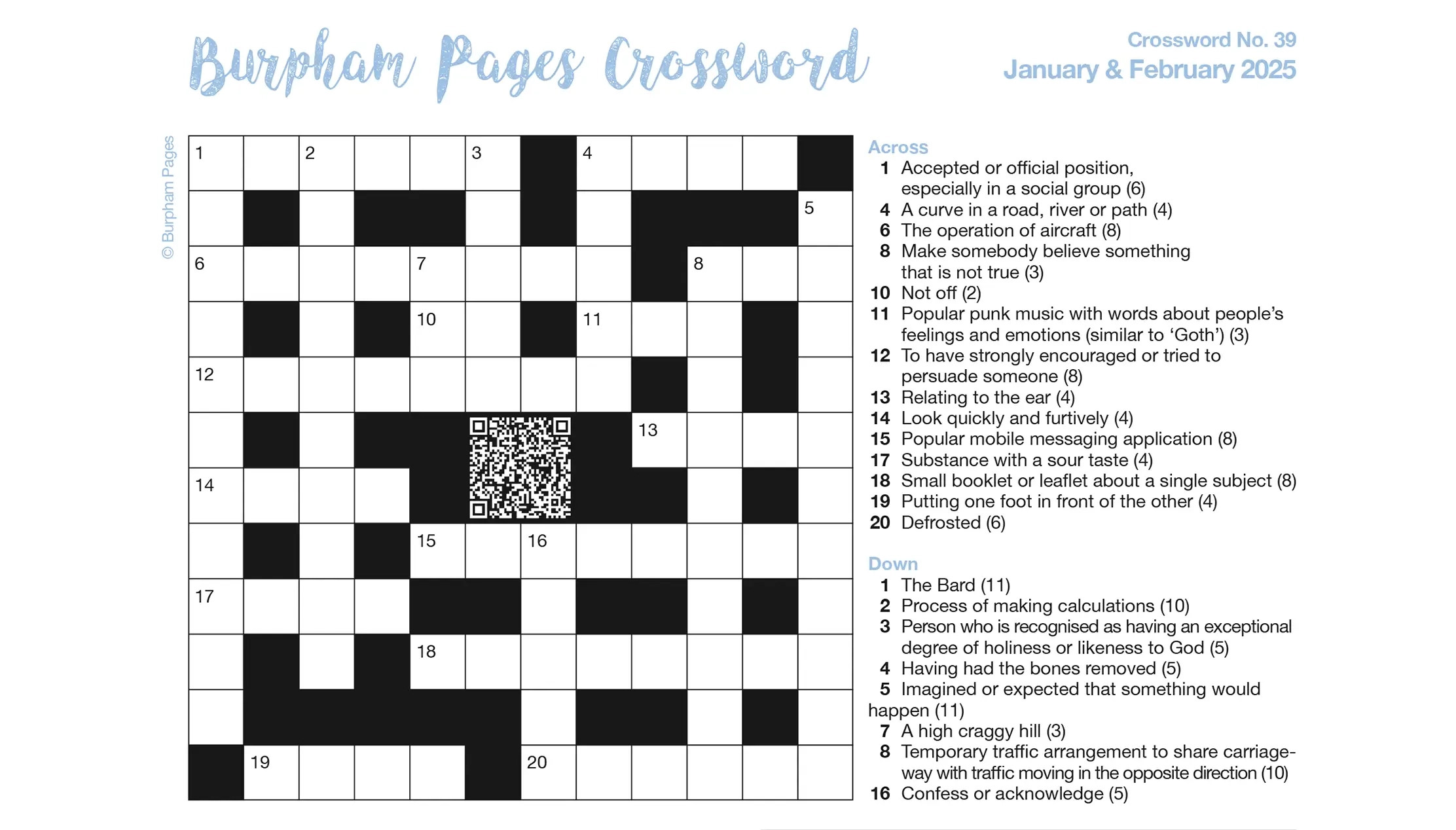 Category Crosswords Burpham Pages