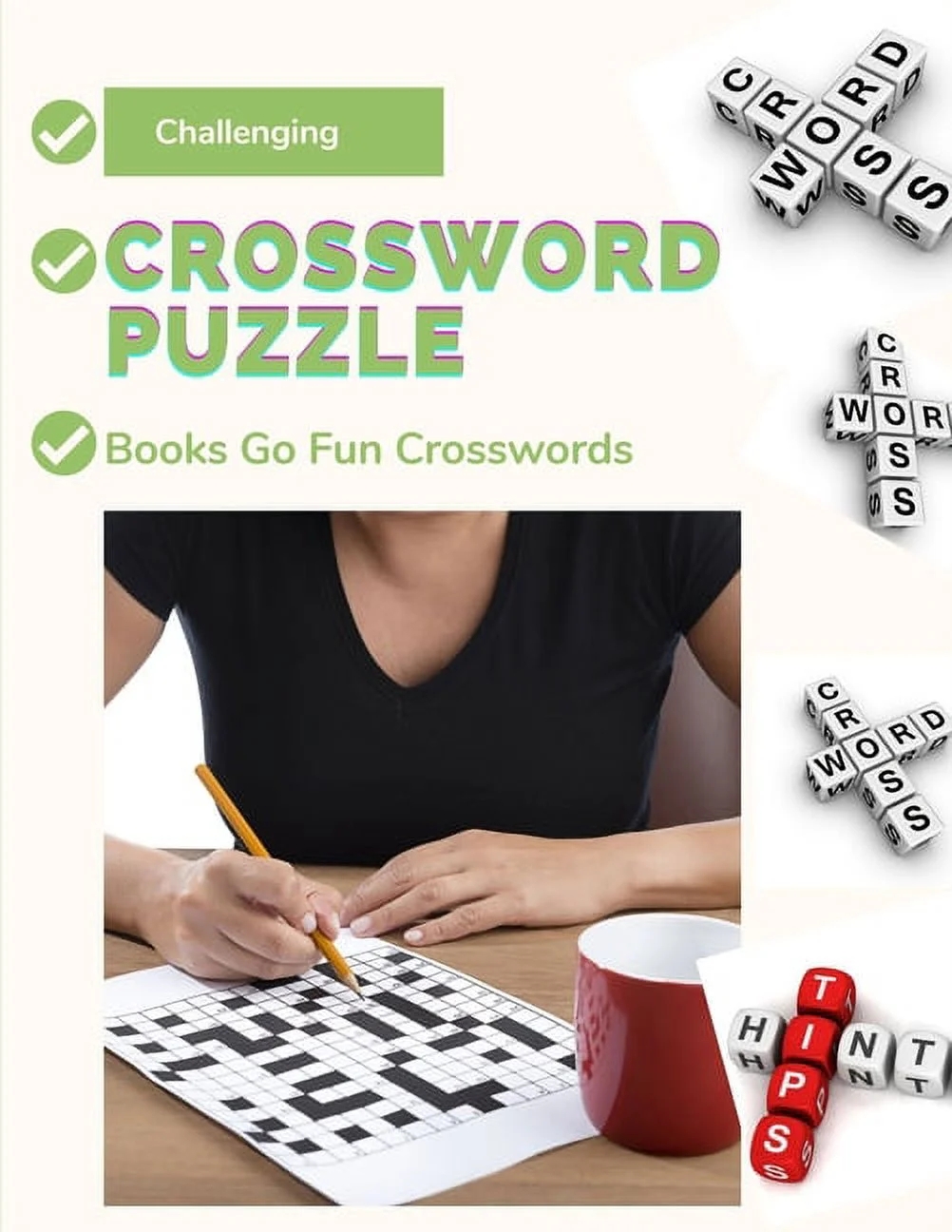 Challenging Crossword Puzzle Books Go Fun Crosswords Alphabet Search And Find Book Puzzle Books For Adults Large Print Puzzles With Easy Medium Ha Walmart