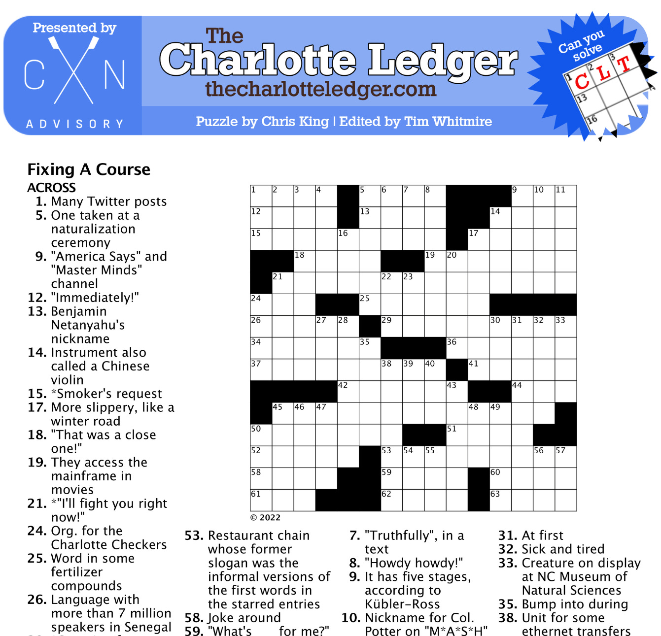 New York Times Crossword Printable Free Today