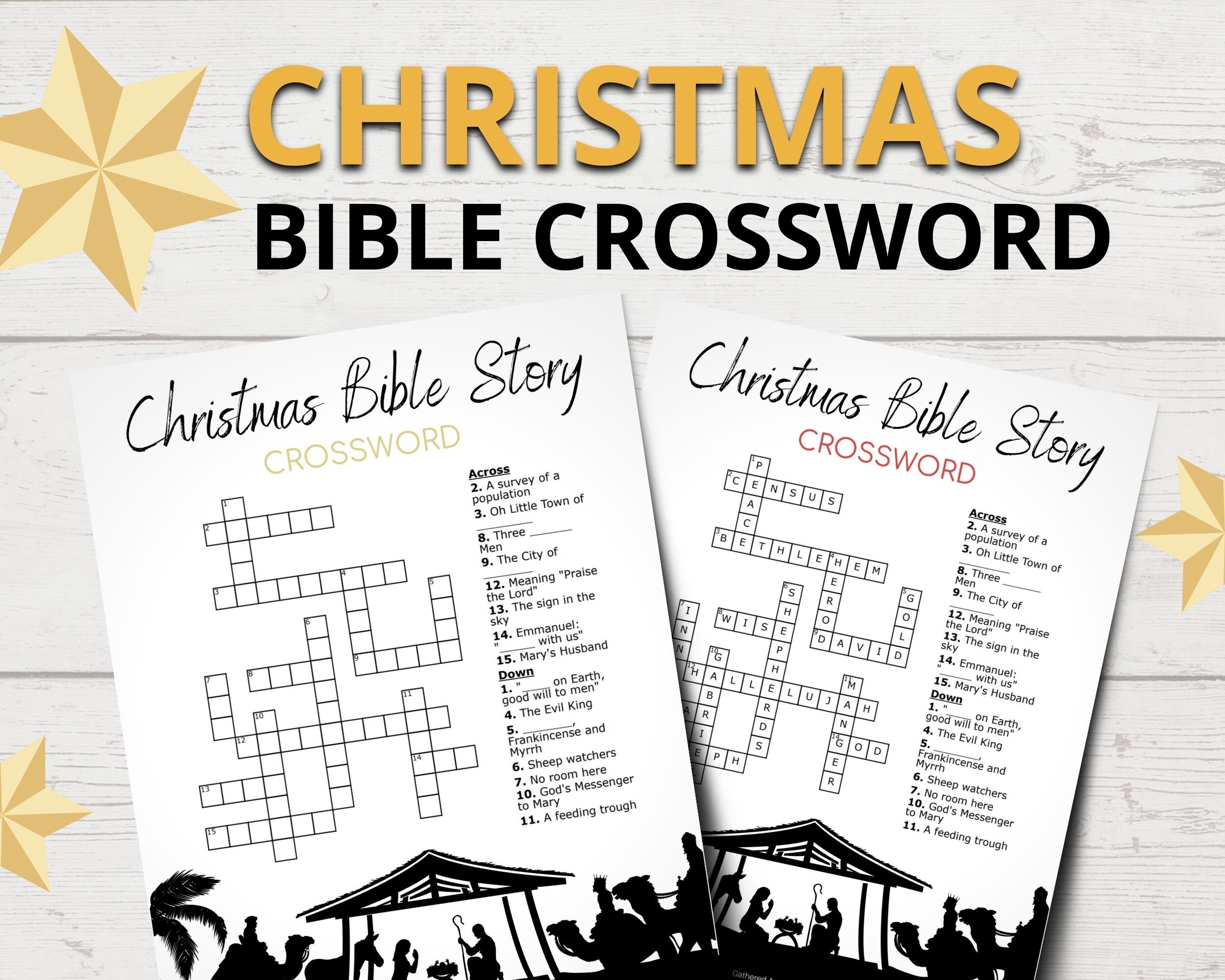 Christmas Bible Crossword For Kids Christmas Story Lesson Printable Christmas Party Games Sunday School Youth Group Bible Study Etsy Christmas Bible Crossword For Kids Christmas Story Lesson Printable Christmas Party Games Sunday School Youth Group Bible Study Etsy