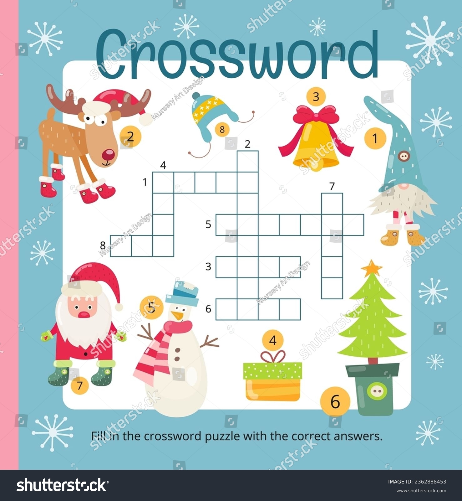Christmas Crossword Printable