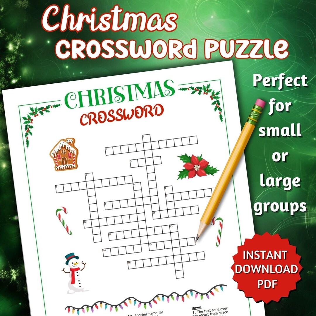 Nativity Crosswords Printable