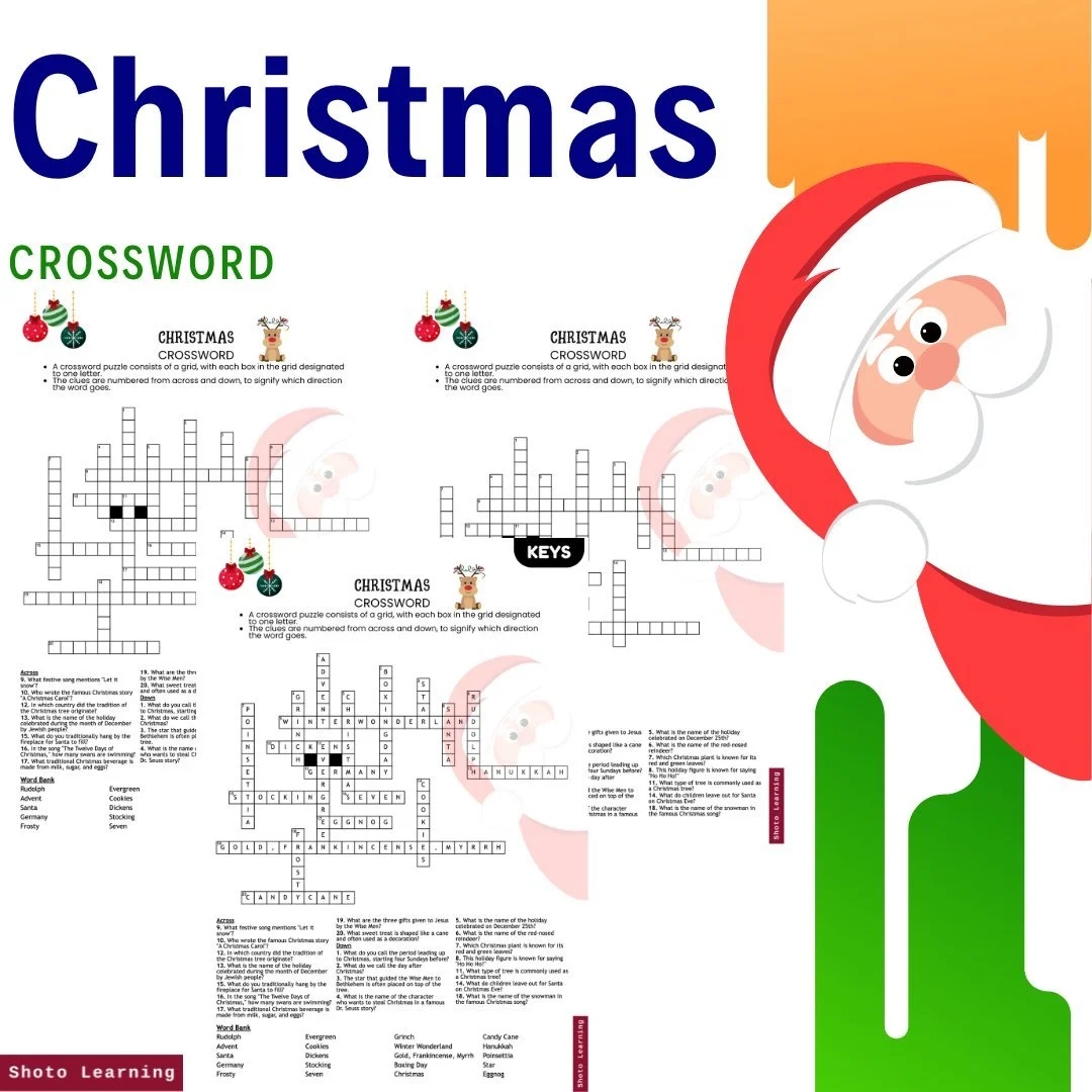 Printable Christmas Crossword Puzzlr Printable Christmas Crossword Puzzlr