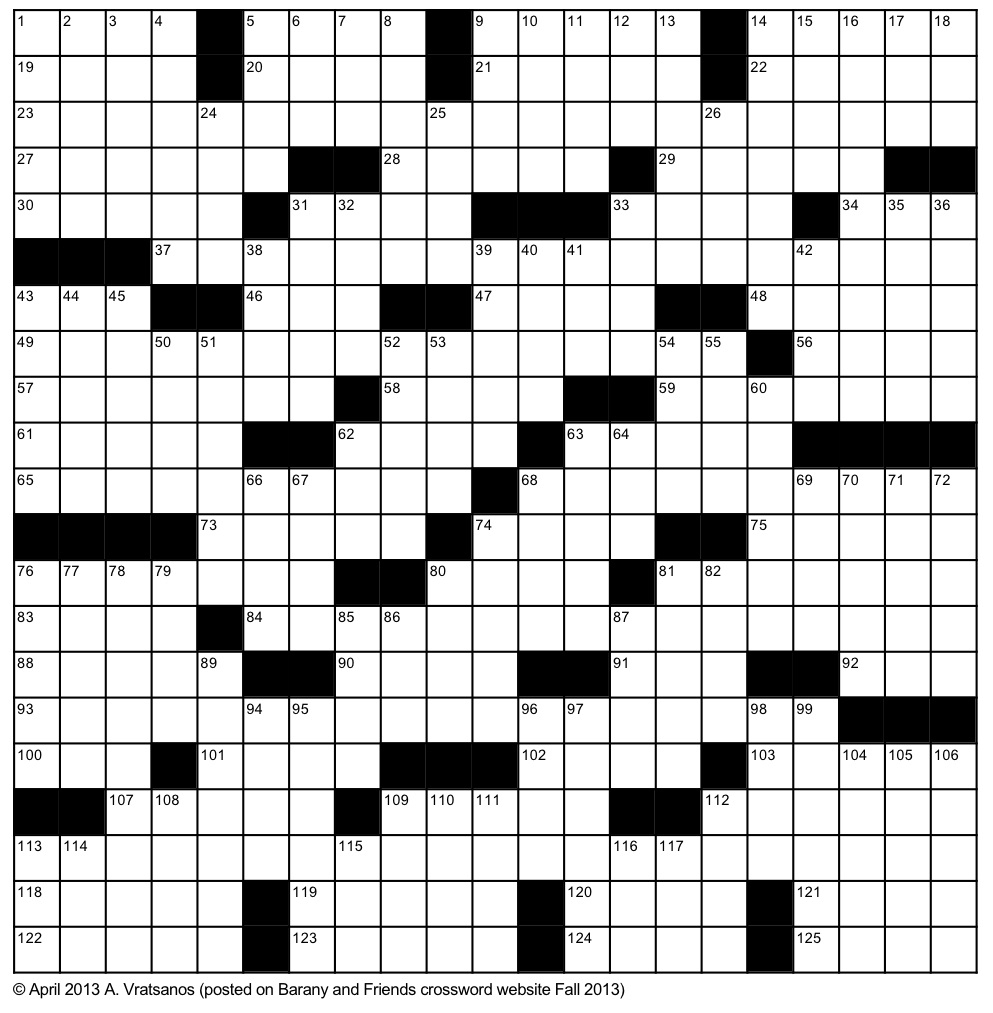 Christopher Raymond Tribute Crossword Puzzle