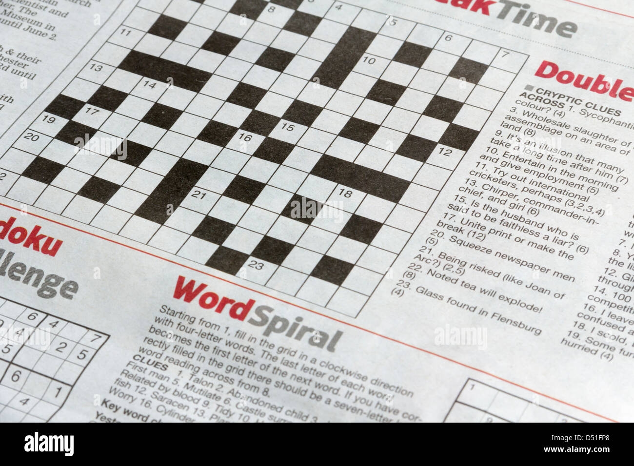 Crossword And Puzzle Page Of The Bolton News A Local Daily Newspaper Published Six Days Per Week Stock Photo Alamy Crossword And Puzzle Page Of The Bolton News A Local Daily Newspaper Published Six Days Per Week Stock Photo Alamy