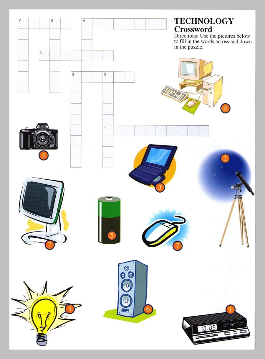 Crossword And WordSerch For Kids ESL