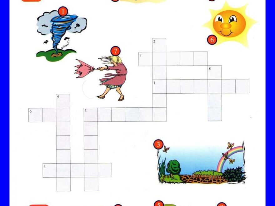 Crossword And WordSerch For Kids ESL