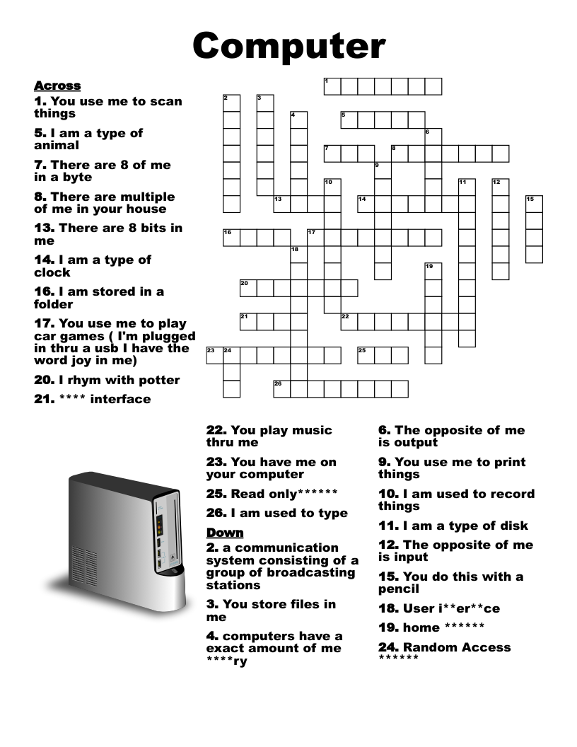 Crossword Clues On Files WordMint