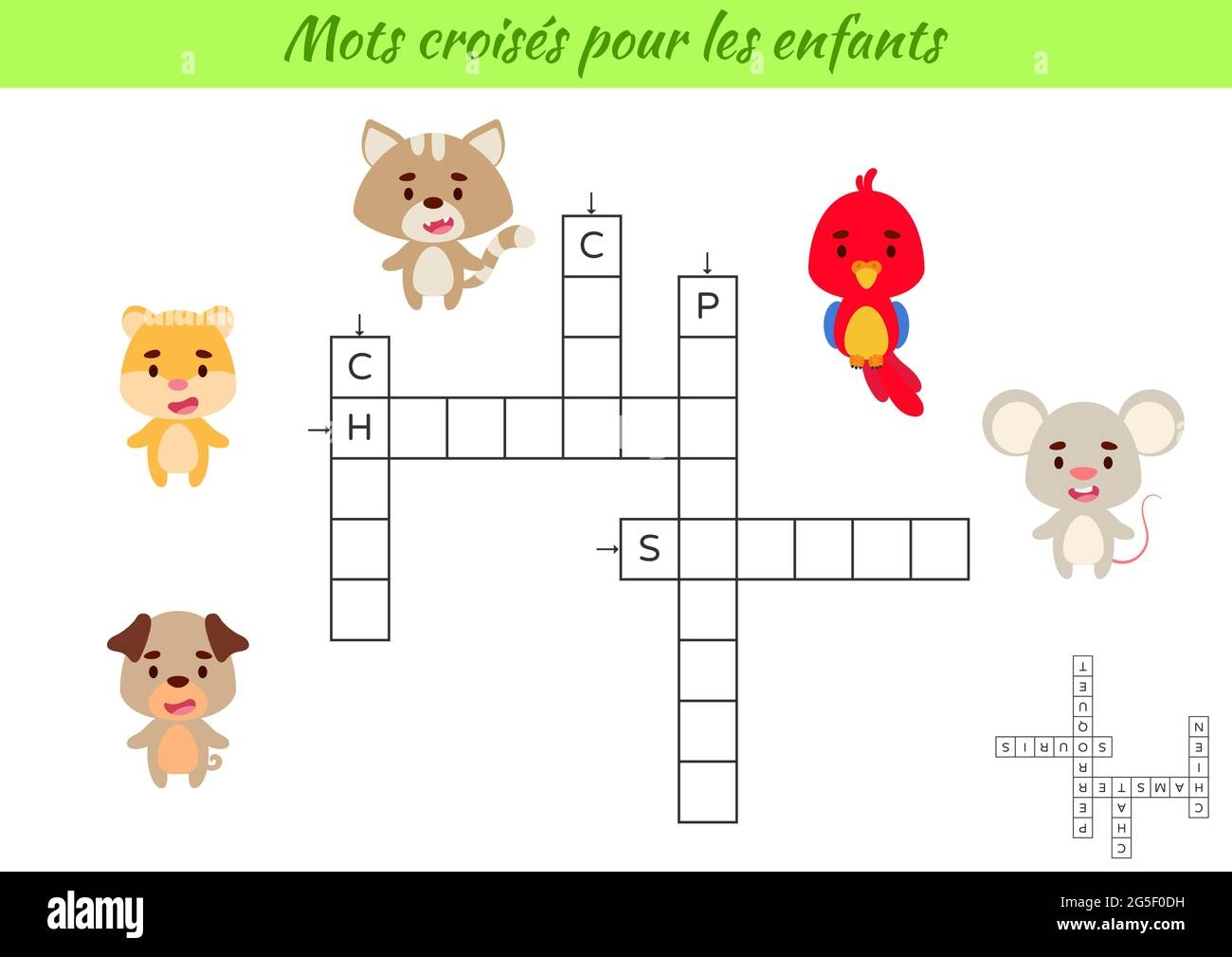 Crossword For Kids In French With Pictures Of Animals Educational Game For Study French Language And Words Children Activity Printable Worksheet In Stock Vector Image Art Alamy Crossword For Kids In French With Pictures Of Animals Educational Game For Study French Language And Words Children Activity Printable Worksheet In Stock Vector Image Art Alamy