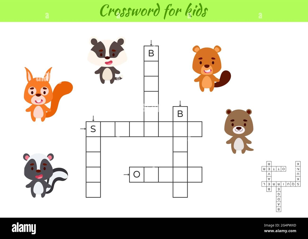 Childrens Crossword Puzzles Printable Childrens Crossword Puzzles Printable