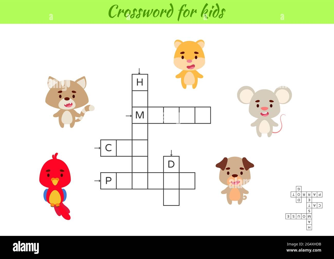 Printable Kids Crossword Puzzle