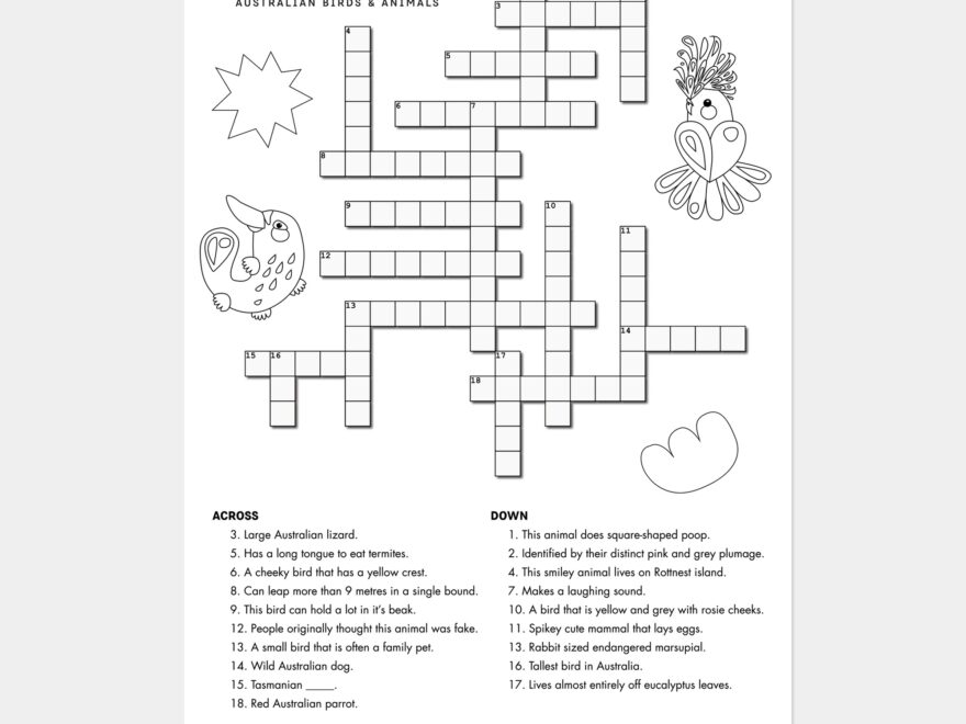 Crossword Printable Pete Cromer