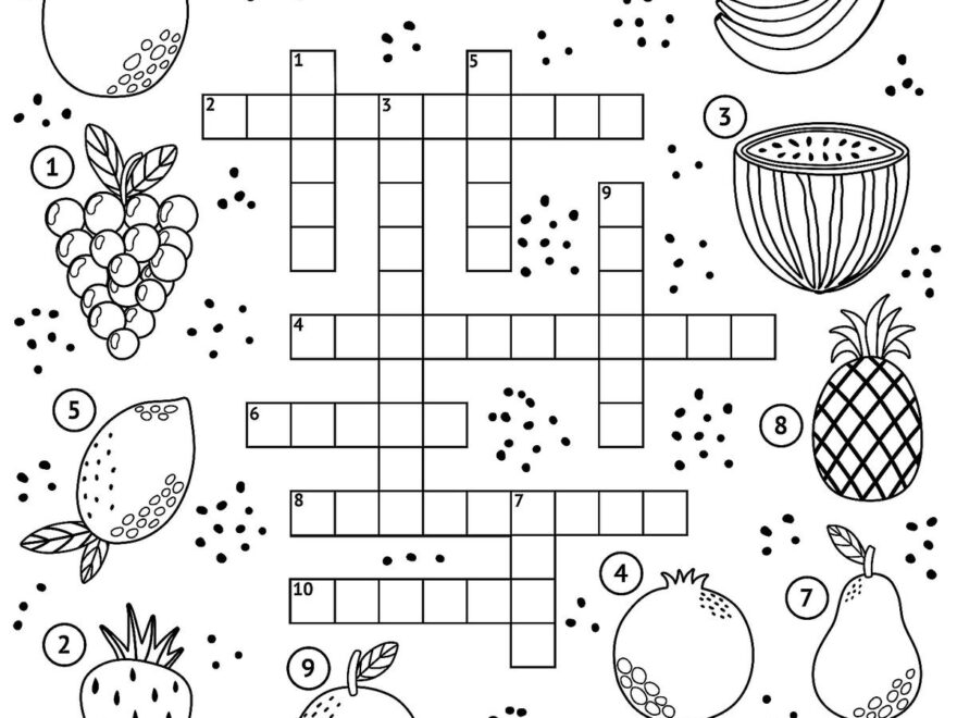 Crossword Puzzles For Kids Fun Free Printable Crossword Puzzle Worksheets Library
