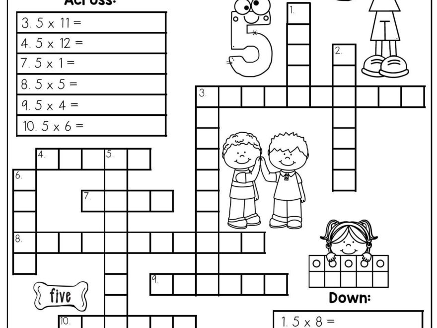 Crossword Puzzles Teaching Squared Worksheets Library
