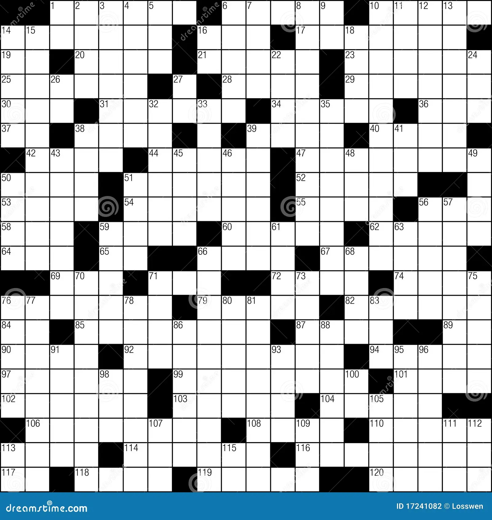 Crossword Template Stock Illustrations 1 858 Crossword Template Stock Illustrations Vectors Clipart Dreamstime