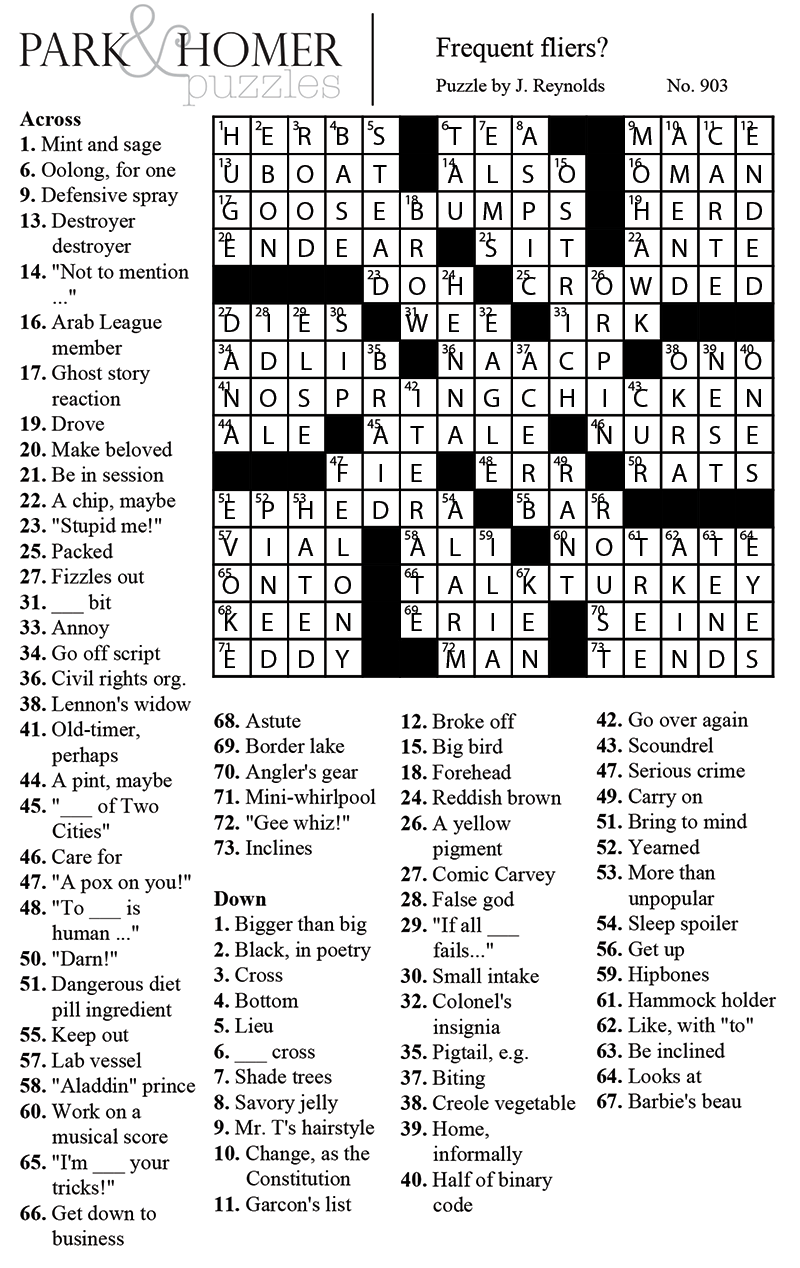 Crossword The Austin Chronicle