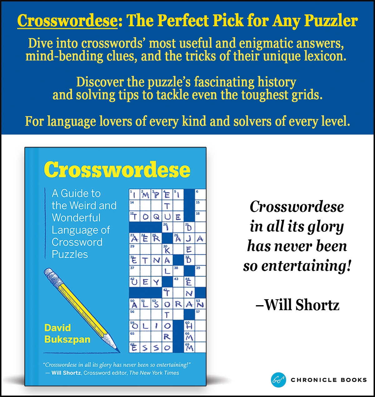 Crosswordese By David Bukszpan About The Book Crosswordese By David Bukszpan About The Book
