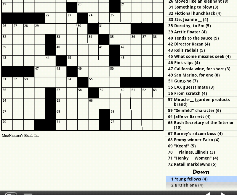Crosswords App On Amazon Appstore